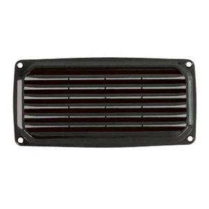 Force 4 ABS Louvre Vent 201x101mm Black 