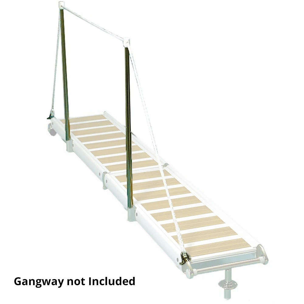 Gangway Stainless Steel Stanchion Set 2.1m