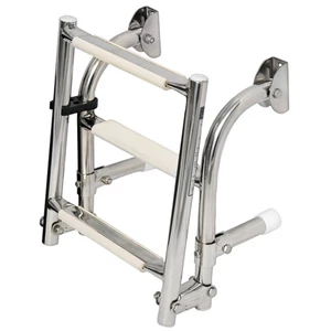 Force 4 Extra Narrow 3-Step Stainless Steel Ladder