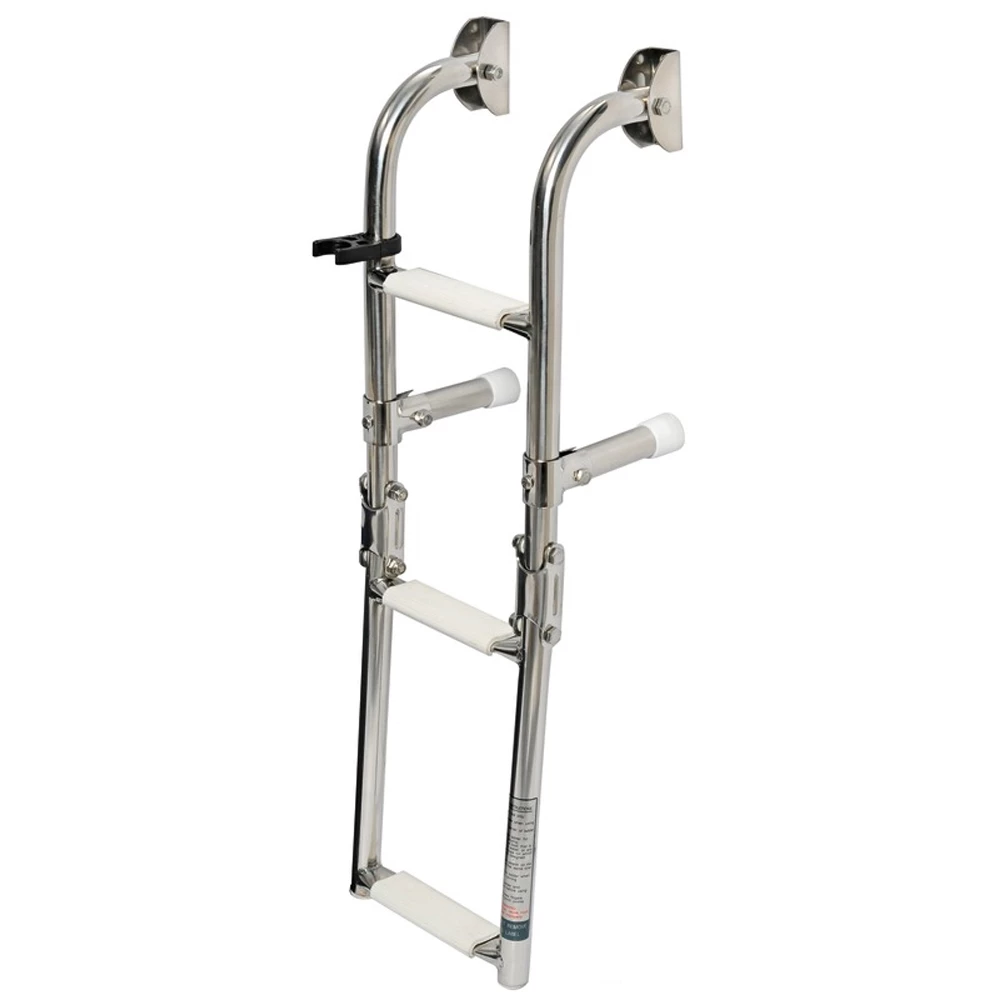Force 4 Extra Narrow 3-Step Stainless Steel Ladder