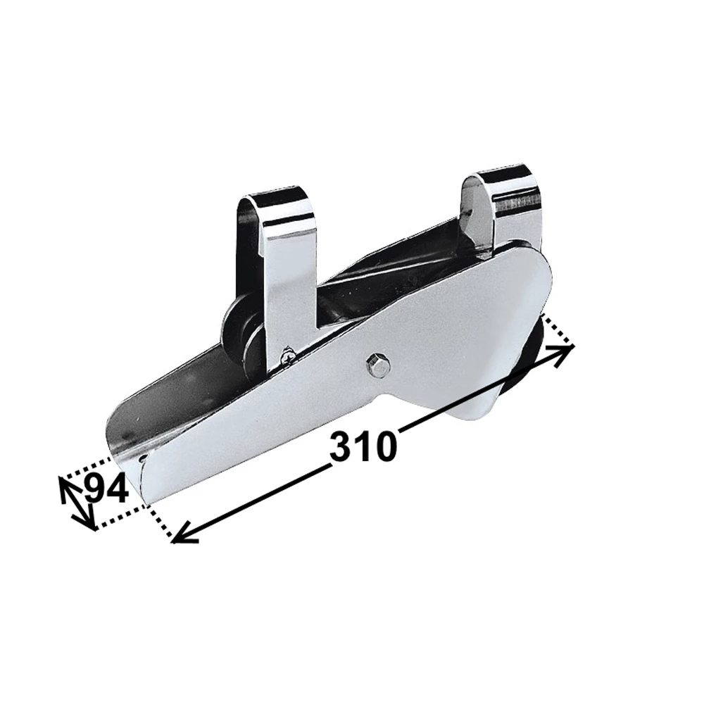 Tilting Captive Bow Roller