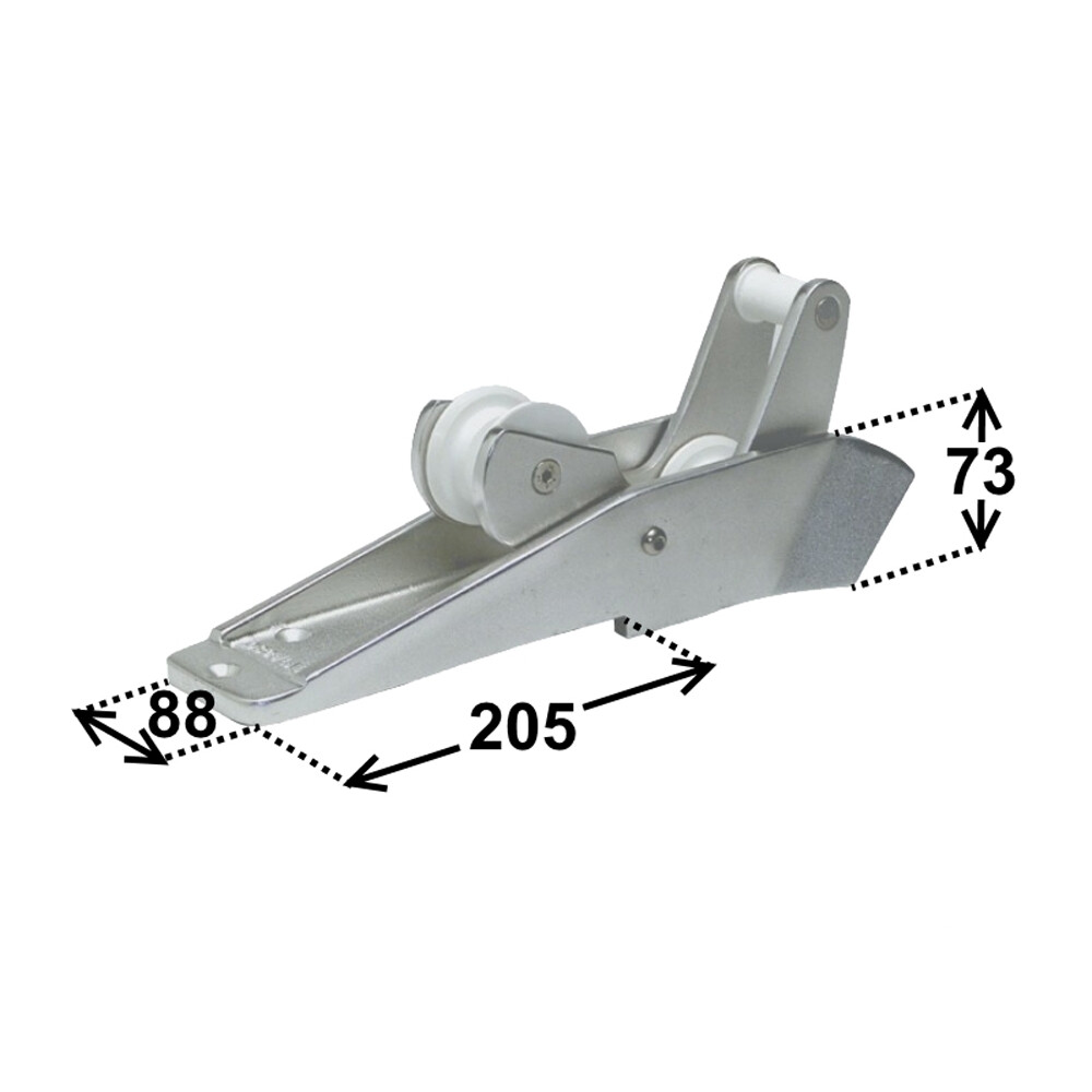 Aluminium Tilting Bow Roller