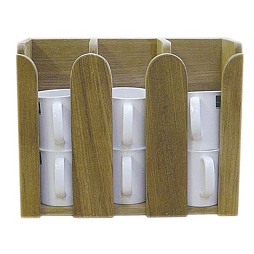 Teak Mug Holder