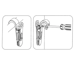 Force 4 Multipurpose Peg Clips (4pk) 