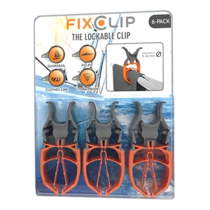 Force 4 Fixclip Lockable Clip (6 Pack) 
