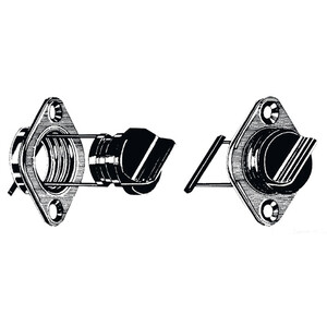 Nylon Drain Plug with Chromed Brass Housing