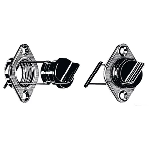 Osculati Nylon Screw Drain Bung with Chromed Brass Socket 