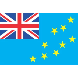 Force 4 Courtesy Flag Tuvalu