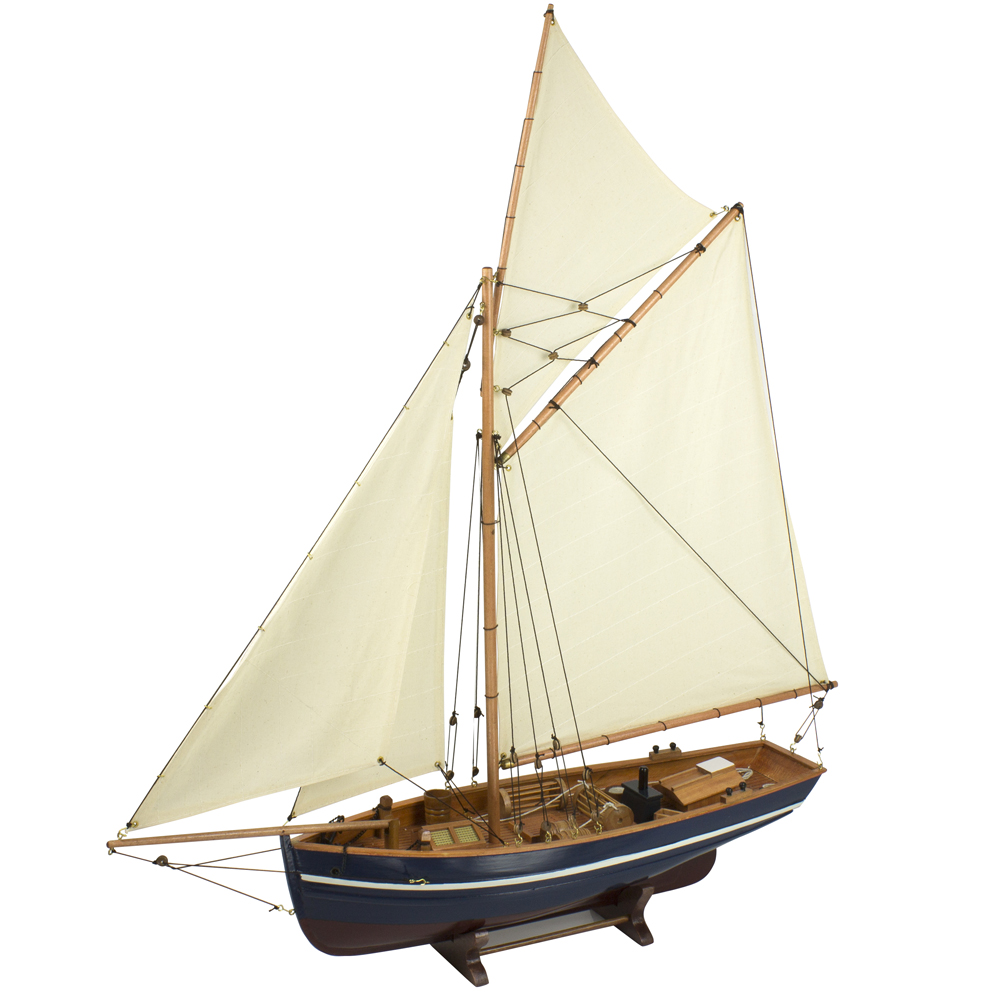 Model Boat - Gaff-Rigged Fishing Boat