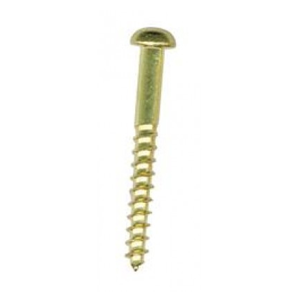 Brass Roundhead Woodscrew