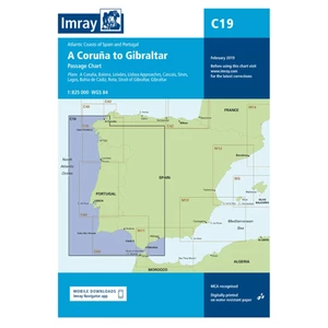 Imray C19 Cabo Finisterre to Gibraltar 