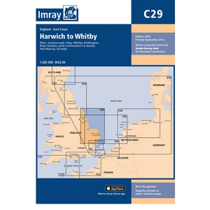 Imray Chart C29 Harwich to Whitby