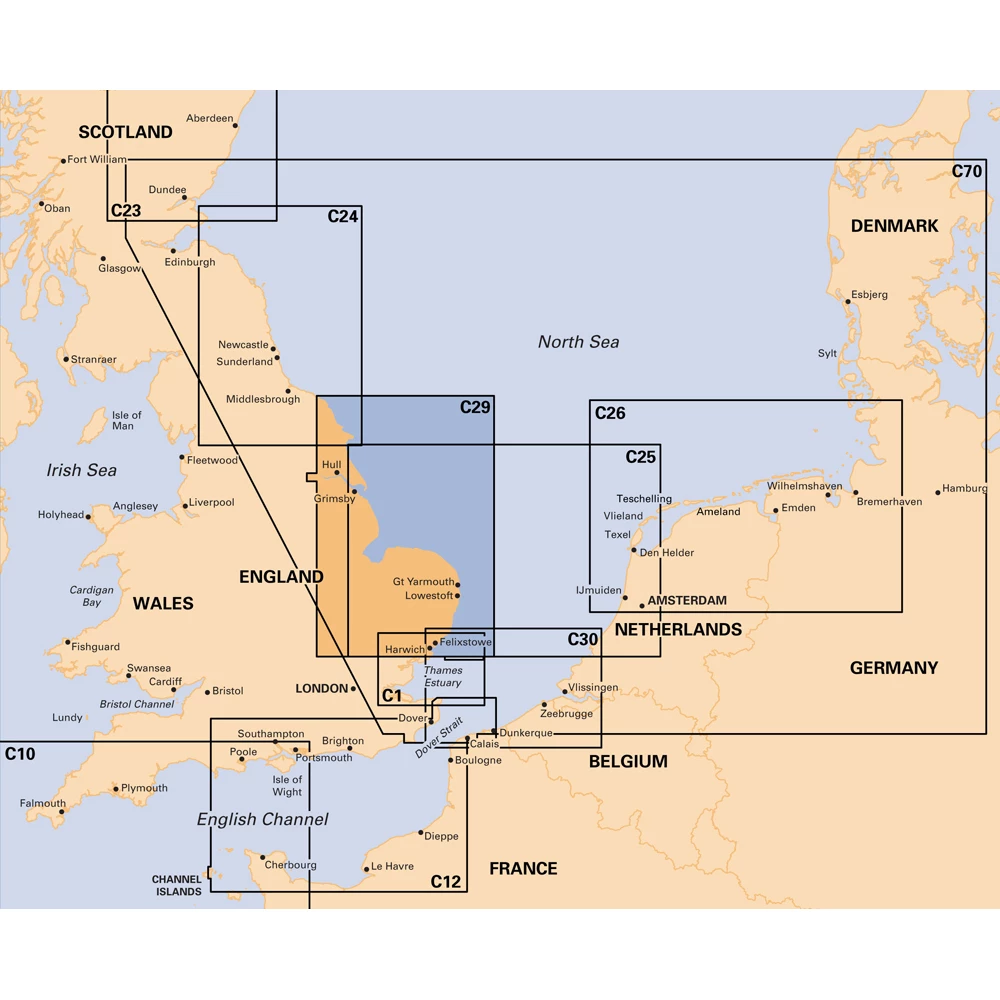  Chart C29 Harwich to Whitby