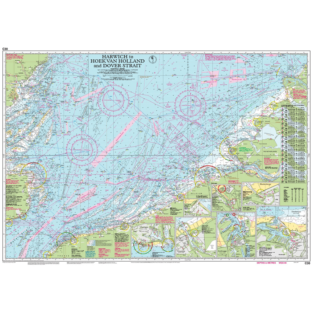 C30 Harwich to Hoek van Holland and Dover Strait