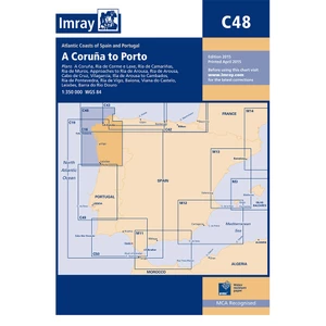 Imray Chart C48 La Coruna to Porto