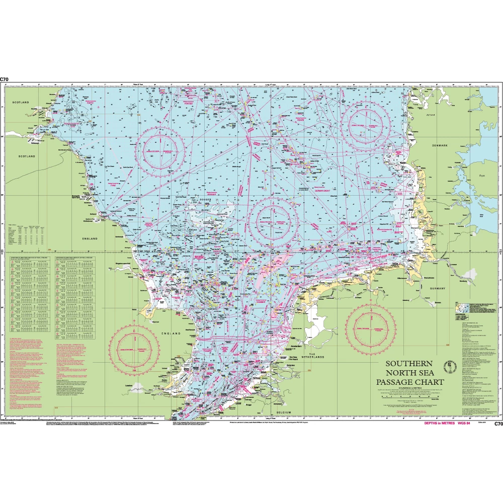 C70 Southern North Sea Passage Chart