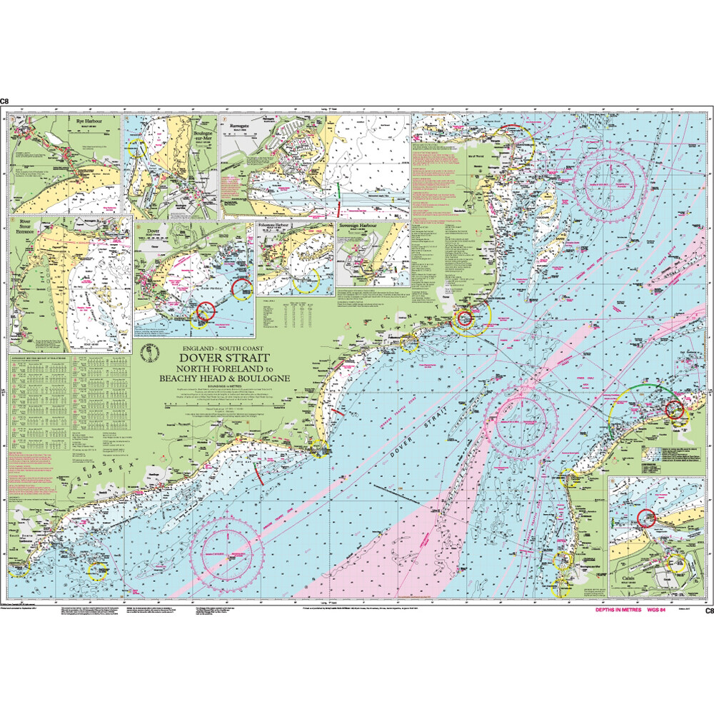 C8 North Foreland to Beachy Head and Boulogne