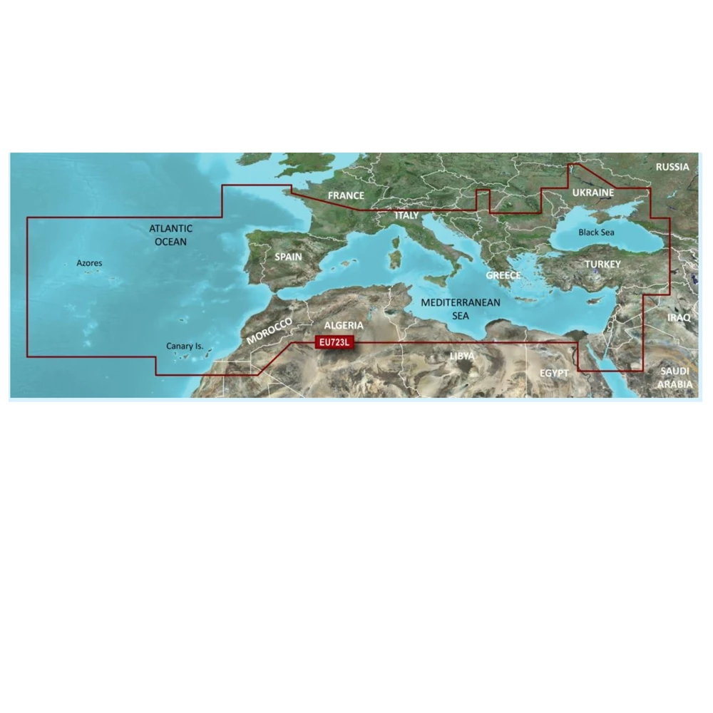 Garmin BlueChart g3 Vision Large - Southern Europe 