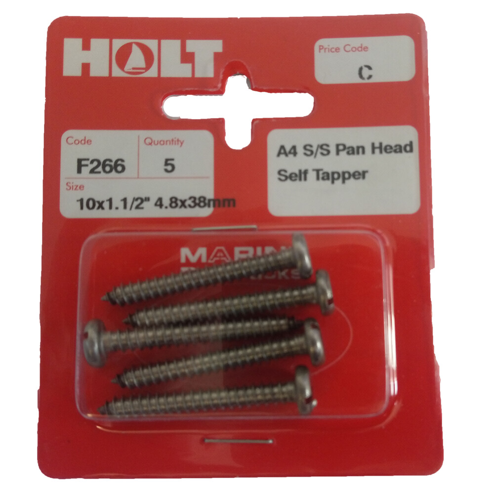 A4 Stainless Steel Panhead Self Tapper