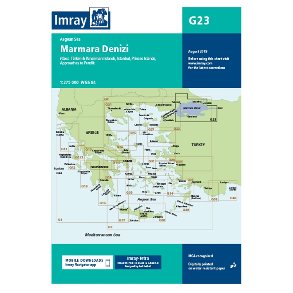 Imray G23 Maramara Denizi 