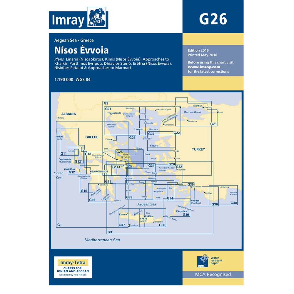 Imray G26 South Nisos Evvoia