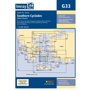 Imray G33 Southern Cyclades