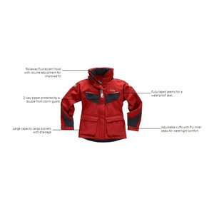 Womens Coast Jacket - Red
