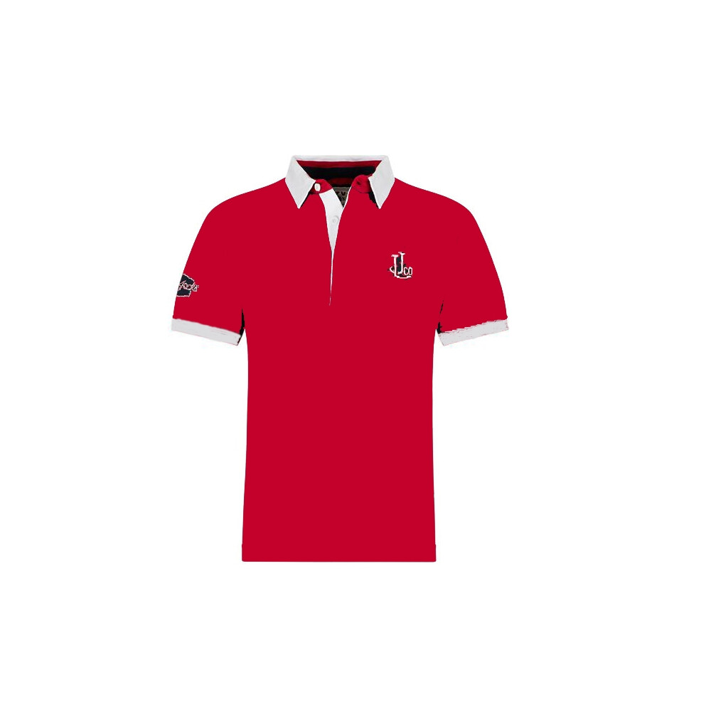 Short Sleeve Rugby Shirt - Red