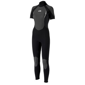 Ladies Siren Wetsuit Short Arm One Piece - Black