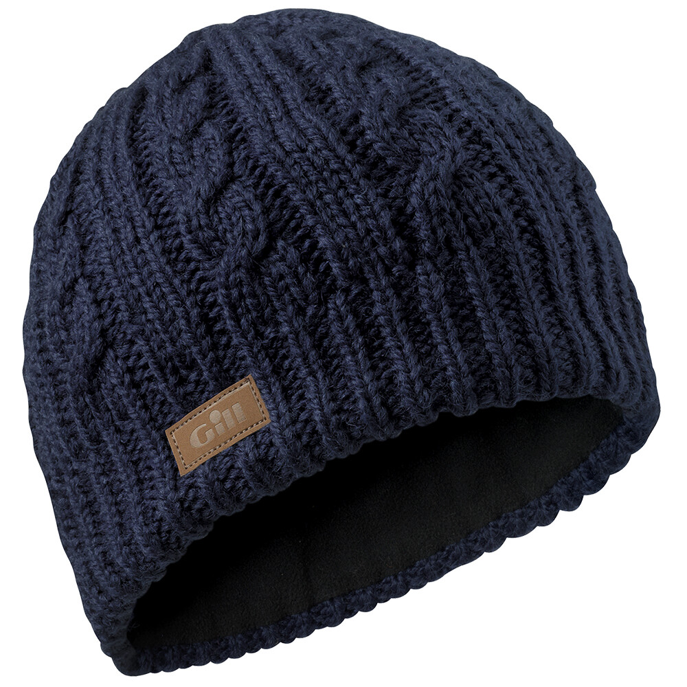 Stripey/Cable Knit Beanies