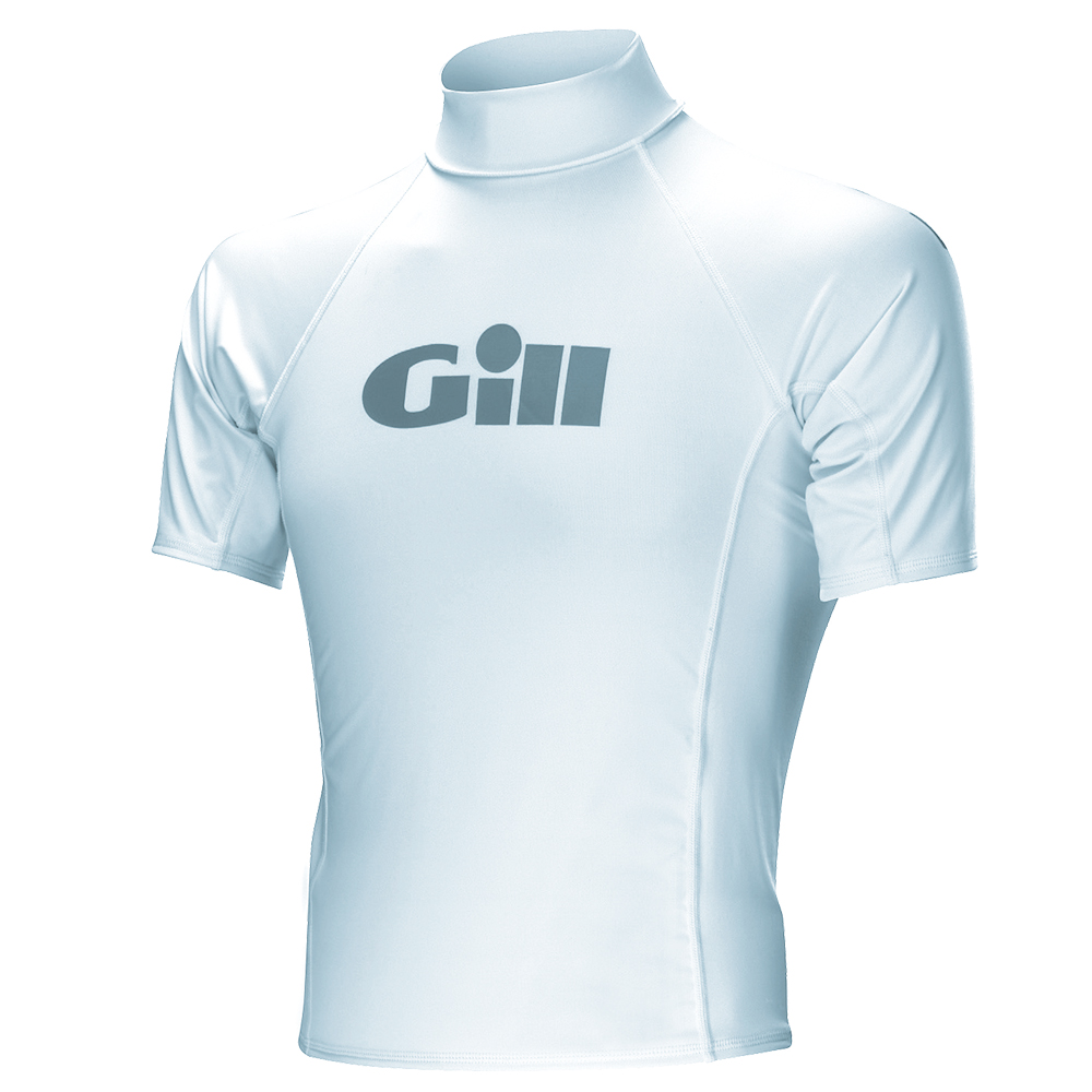 Junior Rash Vests- Short Sleeve- White