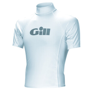 Junior Rash Vests- Short Sleeve- White