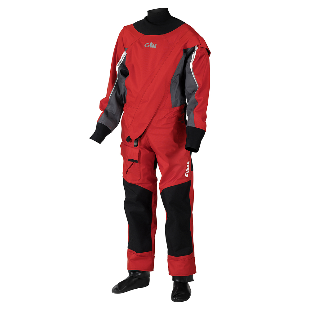 Junior Front Zip Drysuit Black/Grey