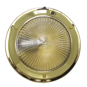 Force 4 Brass Surface Mounted Light - Small