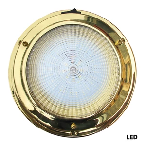 Force 4 Brass Surface Mounted Light - Small
