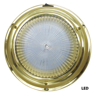 Force 4 Brass Surface Mounted Light - Large