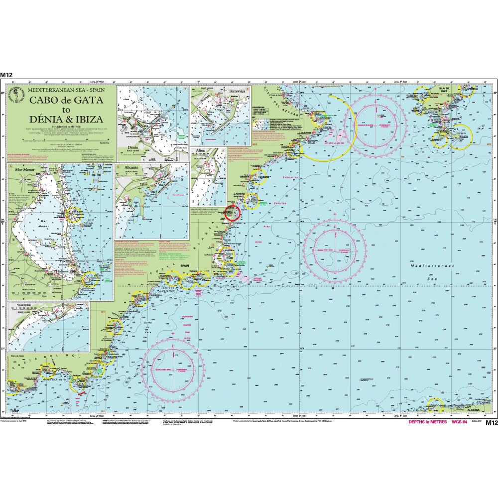M12 Costa Blanca (Cabo de Gata to Denia and Ibiza)