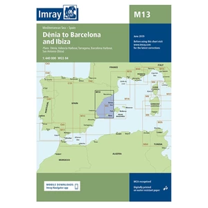 Imray Chart M13 Denia to Barcelona