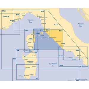 Imray M17 North Tuscan Islands to Rome 