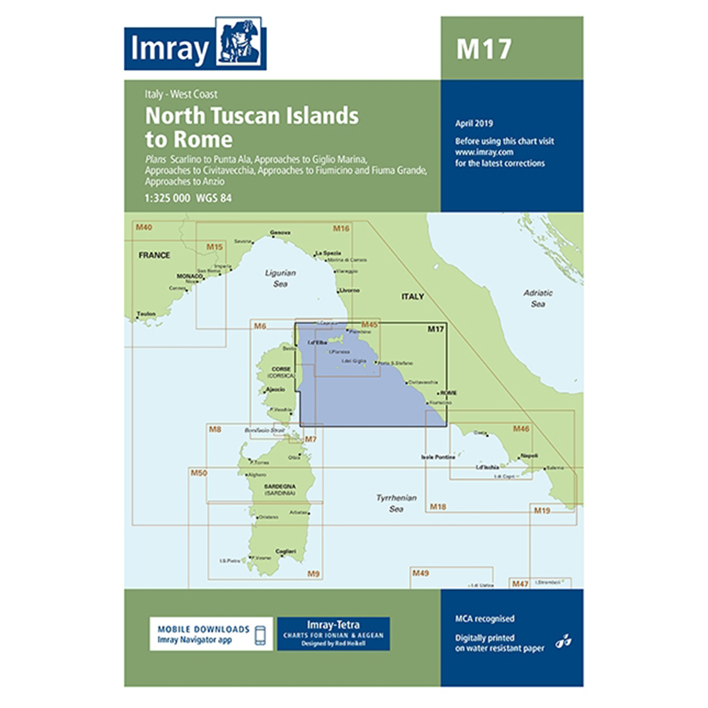 M17 North Tuscan Islands to Rome