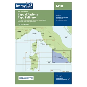 Imray M18 Capo d’Anzio to Capo Palinuro