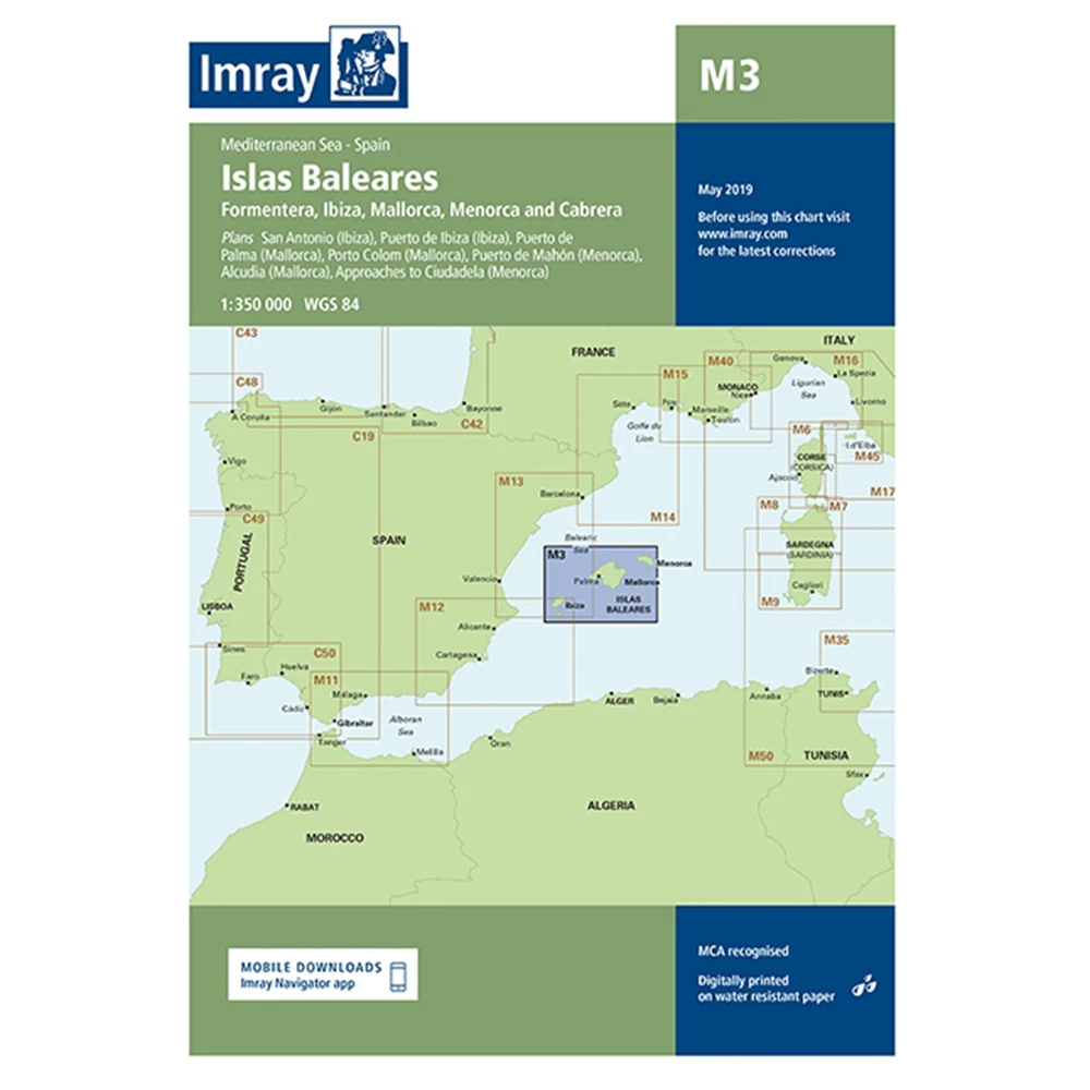 Imray M3 Islas Baleares 