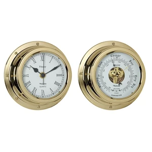 Nauticalia Fitzroy Brass 4 1/2 inch Clock or Barometer 