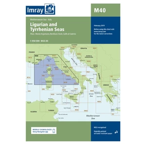 Imray M40 Ligurian & Tyrrhenian Seas