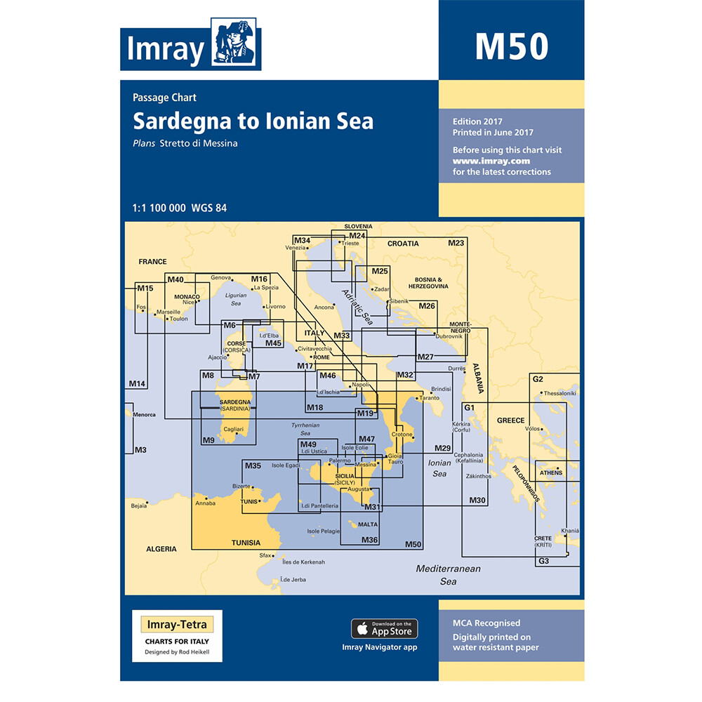 M50 Sardegna to Ionian Sea