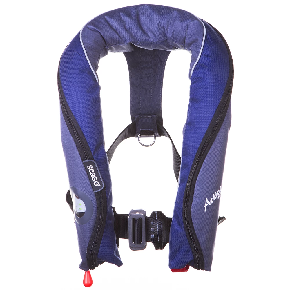 Active 190N Pro Automatic/Harness Life Jacket with pre fitted Spray Hood & Light