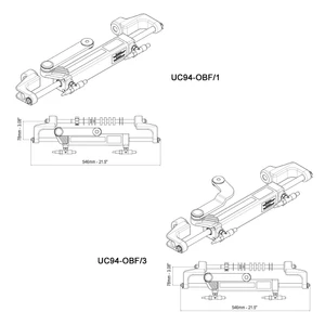 Ultraflex Hyco-OBF Hydraulic Boxed Steering System