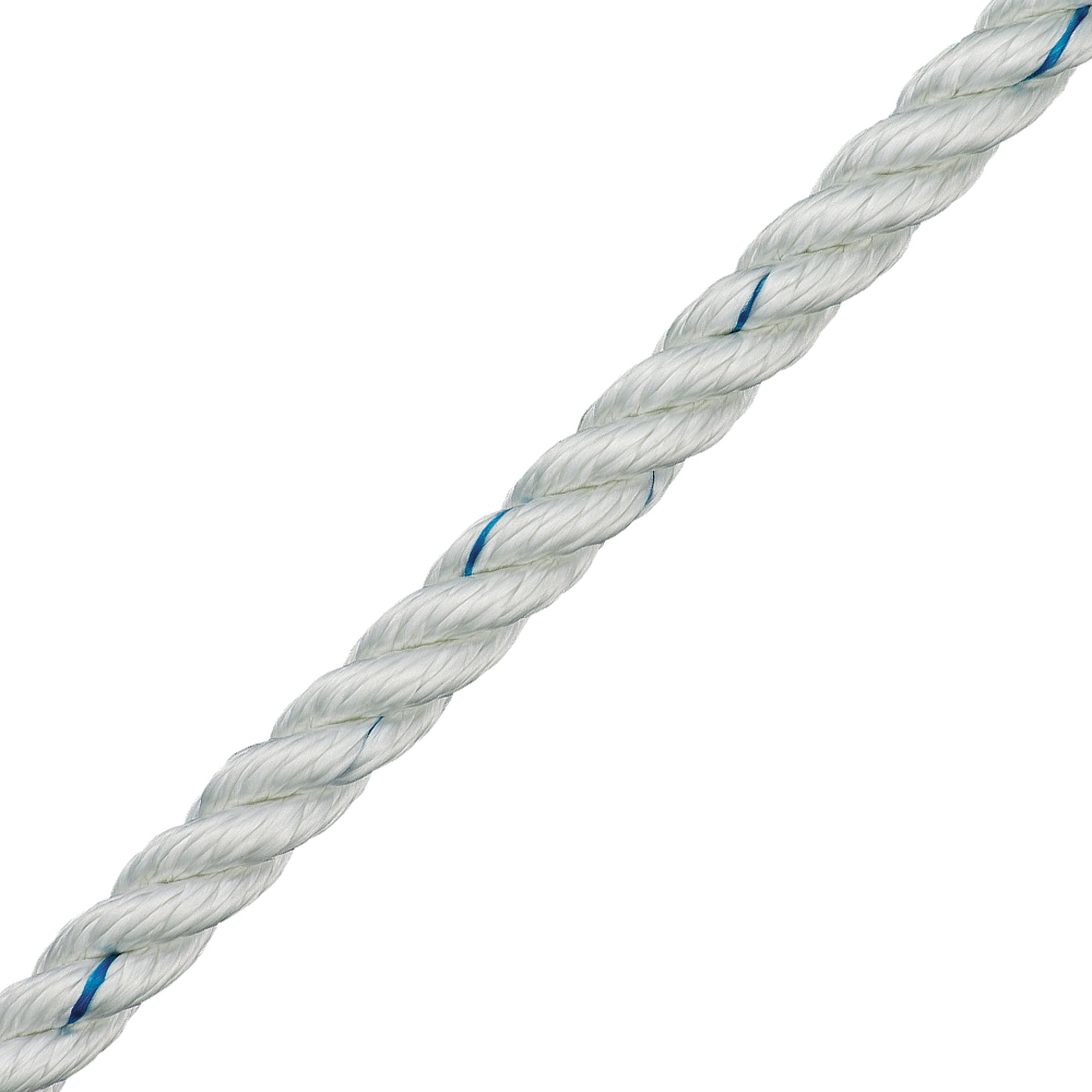 3 Strand Polyester - White