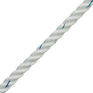 3 Strand Polyester - White