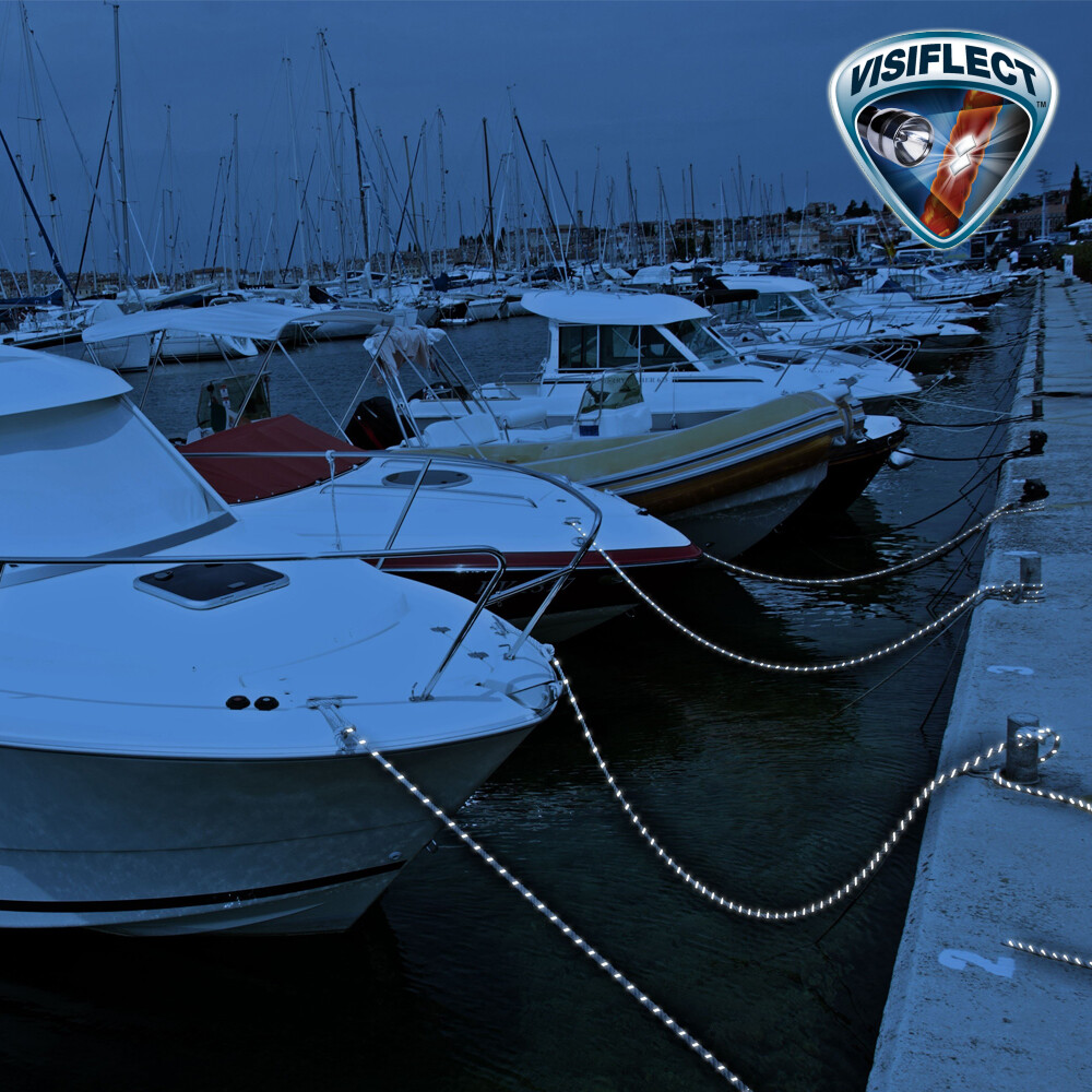 Reflective Dock Line Black 15mm
